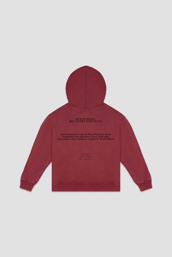 Flaneur red on sale hoodie