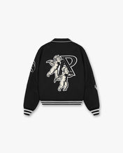 Load image into Gallery viewer, REPRESENT CHRUB WOOL VARSITY JACKET JET BLACK