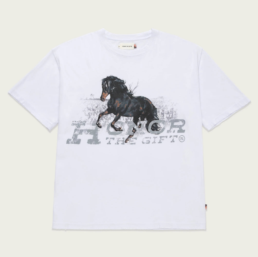 HTG WORK HORSE SS TEE WHITE