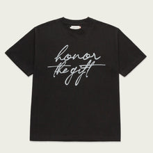 Load image into Gallery viewer, HTG SCRIPT SS TEE BLACK