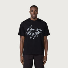 Load image into Gallery viewer, HTG SCRIPT SS TEE BLACK