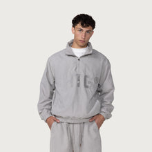 Load image into Gallery viewer, HTG BRANDED QTR ZIP GREY
