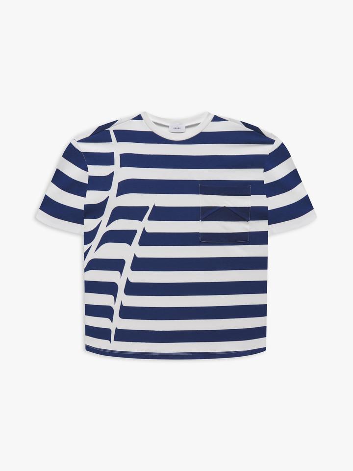 RHUDE PONTE ROMA TEE NAVY WHITE