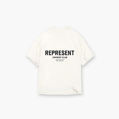 REPRESENT OWNERS CLUB T-SHIRT FLAT WHITE