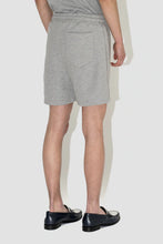Load image into Gallery viewer, FLANEUR HOMME EMBROIDERED SIGNATURE SHORTS IN HEATHER GREY
