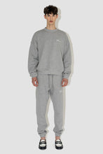 Load image into Gallery viewer, FLANEUR HOMME EMBROIDERED SIGNATURE SWEATPANTS IN HEATHER GREY