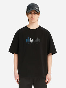 C2H4 FUTURE CITY UNIFORM 4C T-SHIRT BLACK