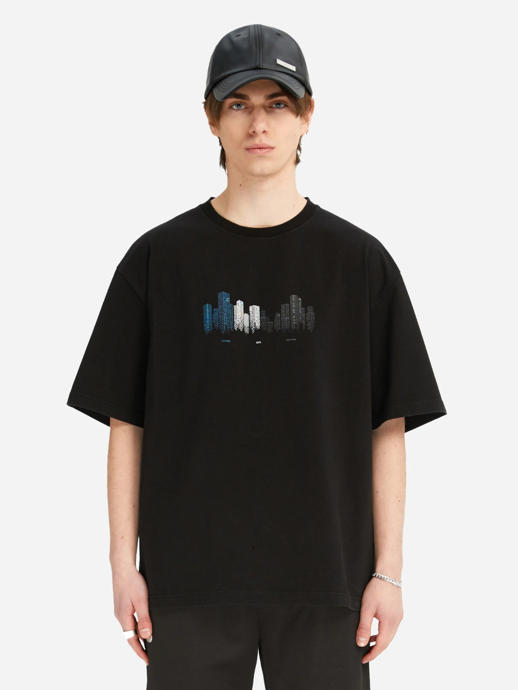 C2H4 FUTURE CITY UNIFORM 4C T-SHIRT BLACK