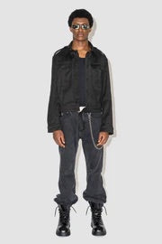 FLANEUR HOMME COMMANDO JACKET BLACK HS