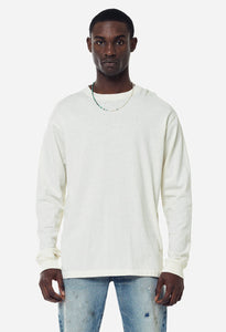 JOHN ELLIOTT LS INTERVAL TEE WASHED BONE