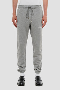FLANEUR HOMME CHAINSTITCHED PANTS GREY