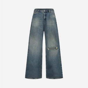 FLANEUR HOMME SUPER WIDE LEG IN LIGHT BLUE DENIM