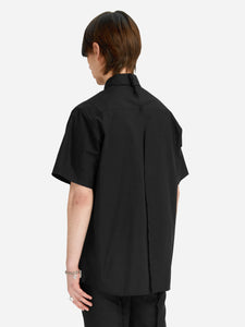 C2H4 ASTEROID RAW EDGE SHIRT BLACK