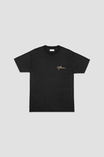 Load image into Gallery viewer, FLANEUR HOMME CHAINSTITCHED FLANEUR TEE BLACK