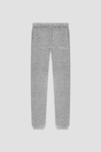FLANEUR HOMME CHAINSTITCHED PANTS GREY