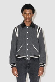FLANEUR HOMME TEDDY JACKET FLNEUR GREY HS
