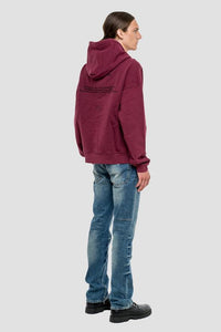 FLANEUR HOMME RECOVERY HOODIE BORDEAUX
