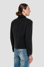 Load image into Gallery viewer, FLANEUR HOMME WOOL BLEND BLAZER BLACK