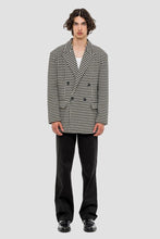 Load image into Gallery viewer, FLANEUR HOMME WOOL COAT HOUNDSTOOTH