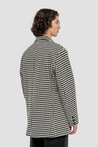 FLANEUR HOMME WOOL COAT HOUNDSTOOTH